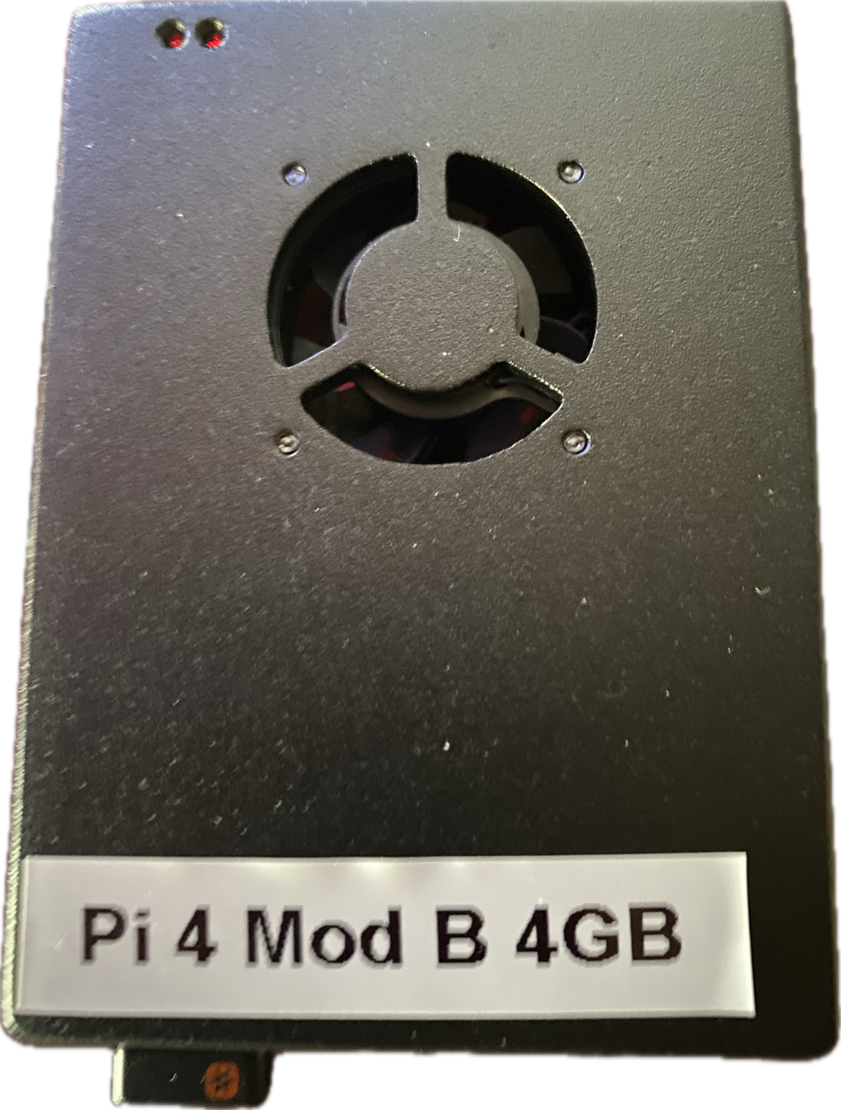 Raspberry Pi 4 Model B 4GB Labeled Enclosure